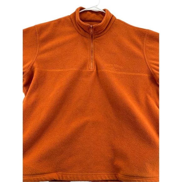DUCK HEAD Shirt Men's Long Sleeve 1/4 Zip Sweatshirt Orange Size Extra Large - Picture 8 of 12
